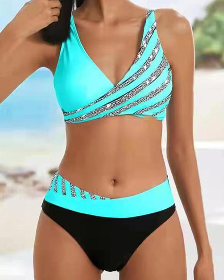Mona - Swimsuit with Warm Print
